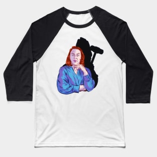 Kathy Bates - An illustration by Paul Cemmick Baseball T-Shirt